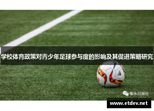 学校体育政策对青少年足球参与度的影响及其促进策略研究